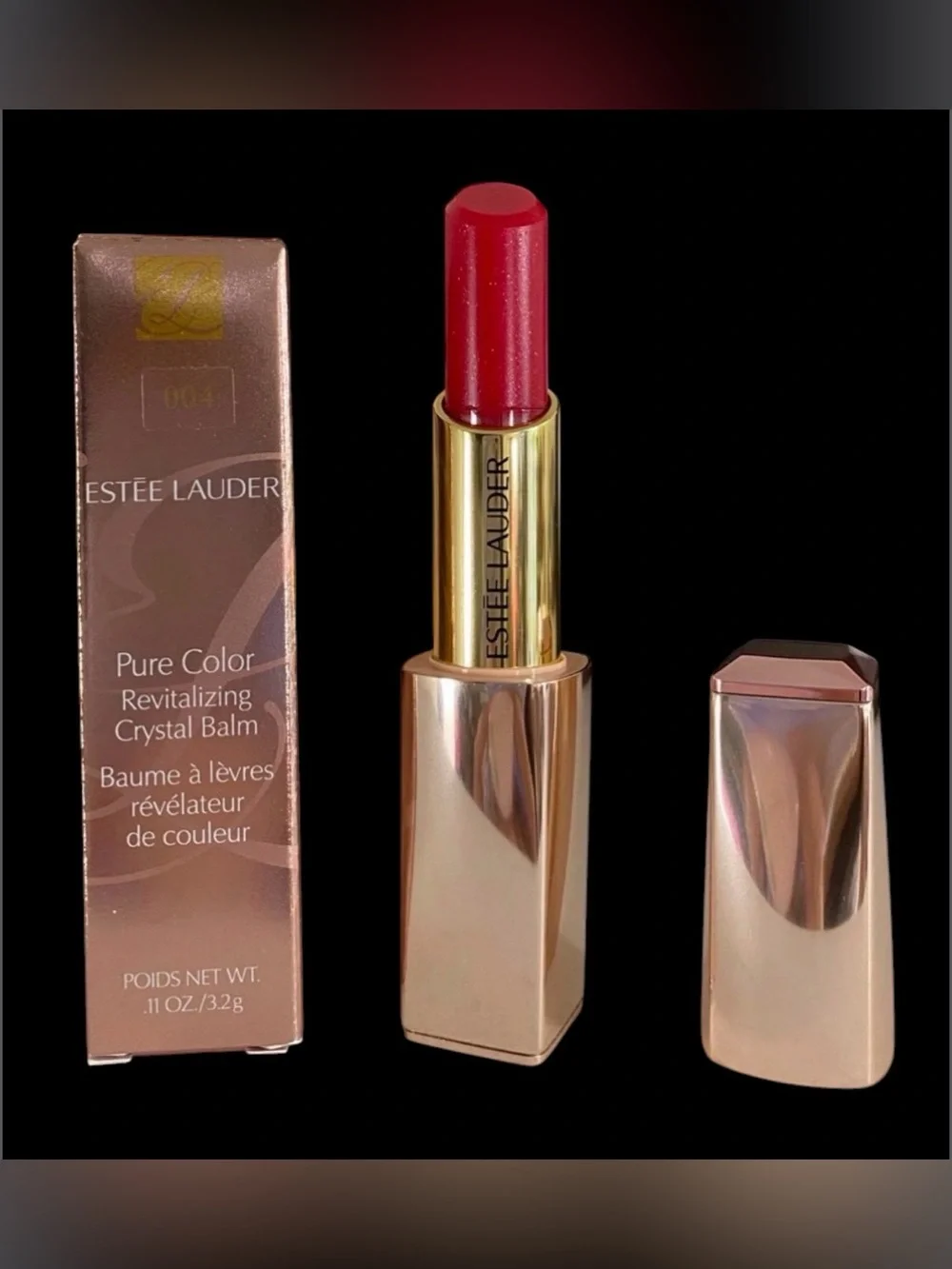 Estee Lauder Pure Color Revitalizing Crystal Lip Balm in 004 CARING Crystal New